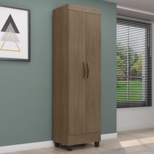 Armário Multiuso Lite 2 Portas Carvalho Oak - Móveis Leão