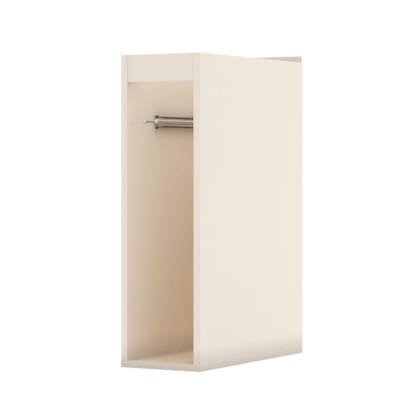 Balcão Porta Toalha 20cm Connect Off White - Móveis Henn 