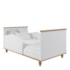 Berço Americano Mini Cama Mimo Branco/Nature - Permóbili Baby 