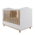 Berço Americano Mini Cama Mimo Branco/Nature - Permóbili Baby 