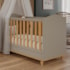 Berço Americano Mini Cama Mimo Fendi/Nature - Permóbili Baby