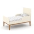 Berço Americano Unique Off White/Freijó/Eco Wood com Colchão Baby Physical - Matic Móveis 