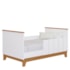 Berço Mini Cama Biscoito Branco/Nature com Colchão Physical - Permóbili Baby