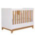 Berço Mini Cama Biscoito Branco/Nature com Colchão Supreme - Permóbili Baby