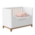 Berço Mini Cama Boom Plus Classic Branco Fosco com Colchão Baby Physical - Reller Móveis