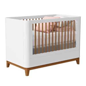 Berço Mini Cama Boom Plus Classic Branco Fosco - Reller Móveis