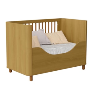 Berço Mini Cama Boom Plus Nordic Savana Fosco - Reller Móveis