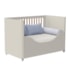 Berço Mini Cama Boom Plus Wheels Areia Fosco com Colchão Baby Physical - Reller Móveis