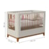 Berço Mini Cama Boom Slim Classic Areia Fosco com Colchão Baby Physical - Reller Móveis