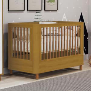 Berço Mini Cama Boom Slim Nordic Savana Fosco - Reller Móveis