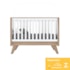 Berço Mini Cama Confete Branco/Jequitibá com Colchão Baby Physical - Móveis Henn 