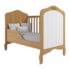 Berço Mini Cama Harmonia Nature/Branco - Permóbili Baby 