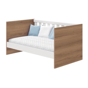 Berço Mini Cama Katatau Flex Branco Brilho/Mezzo - Reller Móveis