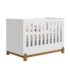 Berço Mini Cama Lotus Frisado Branco Fosco com Colchão Baby Physical - Reller Móveis