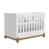 Berço Mini Cama Lotus Liso Branco Fosco com Colchão Baby Physical - Reller Móveis