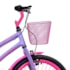 Bicicleta Infantil Celina Aro 20 Freio V-Brake Nylon Lilás com Cestinha - Colli Bike