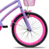 Bicicleta Infantil Celina Aro 20 Freio V-Brake Nylon Lilás com Cestinha - Colli Bike