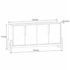 Buffet Aparador Lizz 170cm 4 Portas Off White/Cedro - Casa D