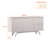 Buffet Aparador Vicenza 2 Portas e 2 Gavetas Off White - New Ceval