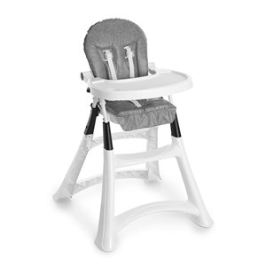 Cadeira Alta Premium de Bebê para Alimentação Grafite - Galzerano  