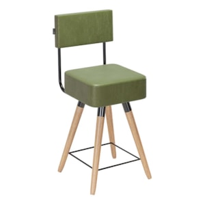 Cadeira Barcelona Baixa 50cm Verde - Salaone  