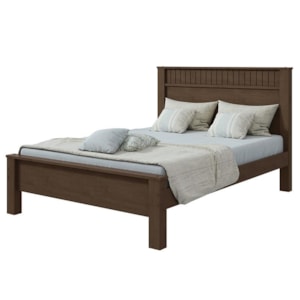 Cama Casal Athenas Color Flex Imbuia - Móveis Lopas 