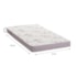 Cama Infantil Kids Liv Branco Soft/Natural com Colchão Physical D20 - Matic Móveis 