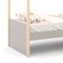 Cama Infantil Kids Liv Cinza/Natural com Colchão Light D33 - Matic Móveis 