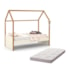 Cama Infantil Kids Liv Off White/Freijó com Colchão Physical D20 - Matic Móveis