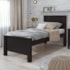 Cama Solteiro Athenas Preto Fosco - Móveis Lopas 