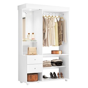 Closet Style Camarim 2 Gavetas Branco Fosco - Móveis Albatroz 