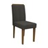 Conjunto 2 Cadeiras Amanda Imbuia/Cinza Escuro - PR Móveis 