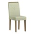 Conjunto 2 Cadeiras Amanda Imbuia/Linho Palha - New Ceval