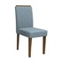 Conjunto 2 Cadeiras Ana Imbuia/Azul - PR Móveis  