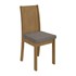 Conjunto 2 Cadeiras Athenas Amêndoa/Suede Bege - Móveis Lopas