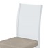 Conjunto 2 Cadeiras Athenas Branco/Veludo Creme - Móveis Lopas