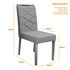 Conjunto 2 Cadeiras Caroline Imbuia/Marfim - PR Móveis 