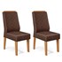 Conjunto 2 Cadeiras Lidia Carvalho Nobre/Moca - PR Móveis  