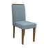 Conjunto 4 Cadeiras Amanda Imbuia/Azul - PR Móveis  