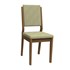Conjunto 4 Cadeiras Carol Imbuia/Marfim - PR Móveis  