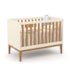 Dormitório Completo Infantil Unique 4 Portas, Cômoda 6 Gavetas, Berço Off White/Freijó/Eco Wood e Colchão - Matic Móveis 