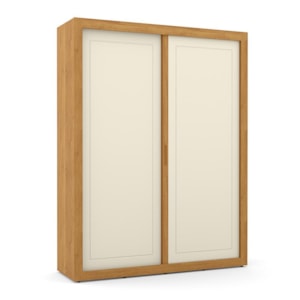 Dormitório Tutto New 2 Portas, Cômoda 1 Porta, Berço Freijó/Off White com Capitonê e Prateleiras - Matic Móveis  