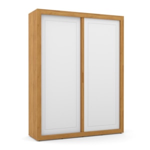 Dormitório Tutto New 2 Portas, Cômoda 1 Porta e Berço Freijó/Branco Soft - Matic Móveis 