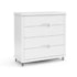 Dormitório Tutto New 2 Portas, Cômoda, Berço Branco Soft com Colchão D18 e Prateleiras - Matic Móveis  