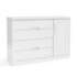 Dormitório Tutto New 4 Portas, Cômoda 1 Porta, Berço Branco Soft com Capitonê - Matic Móveis  