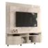 Estante Home Theater Daytona Calacata/Off White para TV até 65” - Madetec