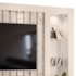 Estante Home Theater Le Mans Calacata/Off White para TV até 70” - Madetec