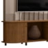 Estante Home Theater Le Mans Fendi/Naturale para TV até 70” - Madetec