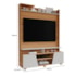 Estante Home Theater Master Nature/Off White para TV até 55” - Permóbili