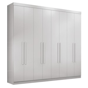 Guarda Roupa Casal Master New 8.4 8 Portas Branco - Santos Andirá